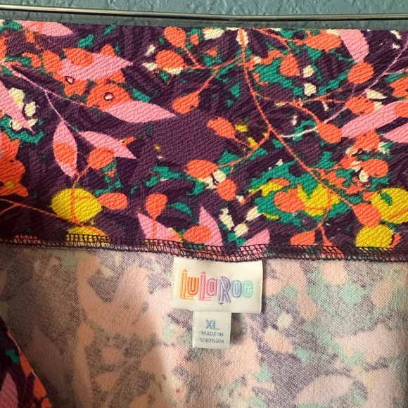 Colorful fun LuLaRoe stretchy XL - Picture 3 of 3